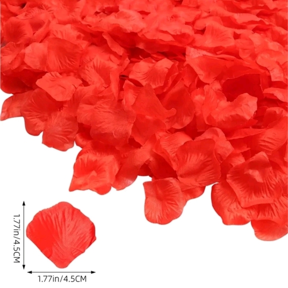 NEW! 100 PLASTIC ROSE 🌹  PETALS / DATE NIGHT 🌙 ✨️❤️‍🔥🥹 - Picture 3 of 4